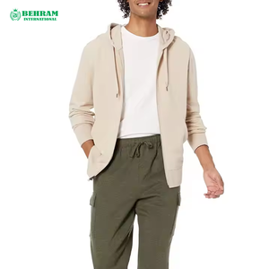 Nouveaux sweats à capuche zippés pour homme 2026 – 100 % coton molletonné/éponge française, séchage rapide, respirant, haute qualité, couleur personnalisable - Product Image 2