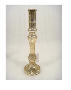 Hot Selling Golden Mercury <b>Glass</b> Candle Holder for Home Decor - Product Image 1