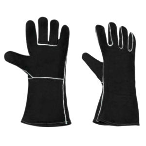 Guantes de seguridad industrial de cuero dividido de piel de vaca Premium de alta calidad Características de protección de manos para soldadura - Product Image 5
