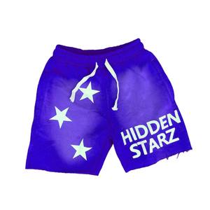 Pantalones cortos lavados con ácido vintage con logotipo personalizado para hombre, de secado rápido y transpirables, 100% bolsillos de algodón para uso en el gimnasio, pantalones cortos para hombre - Product Image 3