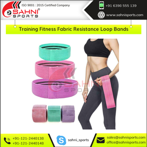 Bandas de Resistencia Antideslizantes de Tela, Bandas de Resistencia Elásticas Premium para Fitness, Bandas de Entrenamiento de Estiramiento Multinivel - Product Image 3