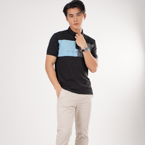 เสื้อโปโลทรงพอดีตัว95% 5% โพลีเอสเตอร์ผ้าสแปนเด็กซ์สีสูงชุดเครื่องแบบธุรกิจของผู้ชายในเวียดนาม - Product Image 1