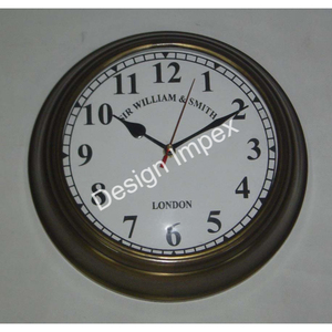 Metal <b>Wall</b> <b>Clock</b> Vintage Style Decorative Wholesale Interior Mounted <b>Clock</b> Giftware Elegant <b>Clock</b> <b>Wall</b> Craft Low Price - Product Image 2