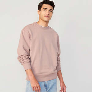 Vente en gros OEM Sweat à capuche brodé 3D unisexe surdimensionné personnalisé Sweat pour homme 100% coton Sweat à col rond - Product Image 3