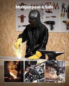 Veste de soudage en cuir - Protection exceptionnelle contre la chaleur et les flammes, manteau robuste - Product Image 6