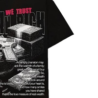 T-shirt graphique surdimensionné personnalisé 100% coton lourd écologique séchage rapide effet vintage streetwear homme femme unisexe