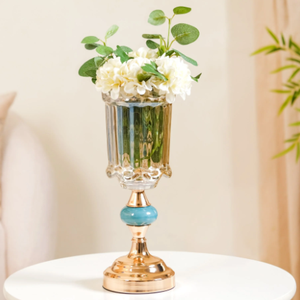 Nueva llegada Vintage Metal candelabro decoración del hogar hecho a mano huracanes decoración del hogar regalos de arte - Product Image 4