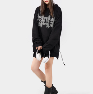 Sudadera con capucha unisex personalizada con diamantes de imitación 100% algodón para hombre Sudadera con capucha con cremallera de peso pesado 100% algodón personalizado Sudadera con capucha con diamantes de imitación - Product Image 5