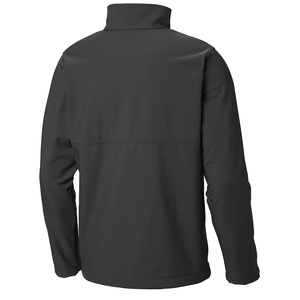 <b>Men's</b> High Quality Stand Collar Softshell <b>Jackets</b> with Front Zipper Customized Logo Printing Lightweight Top for Winter - Product Image 4
