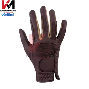 Gants d'équitation en cuir antidérapants à doigts entiers pour hommes et femmes, respirants, en maille, résistants à l'usure, protection équestre de haute qualité - Product Image 6