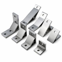 MISSDAKE Support d'angle extrudé Série 20, profilé en aluminium Euro, support d'angle TPDC 2020 2040, joint de cadre à rainure en T