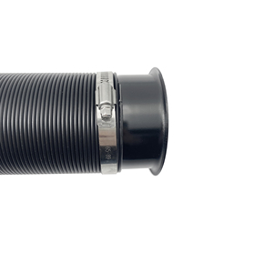 Tubo de succión negro con conexiones negras, diámetro. 76 mm - Product Image 4