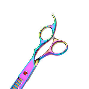 Ciseaux de toilettage pour animaux de compagnie ANAAIF professionnels, 8,0 pouces, en acier inoxydable réutilisable, réglables, sûrs, plusieurs couleurs, pour le toilettage des chiens et des chats - Product Image 5