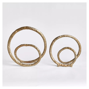 Objet de sculpture décoratif artisanal industriel pour étagères, accents de bibliothèque pour salon, chambre à coucher par Ambience Lifestyle - Product Image 6