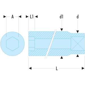 Facom 1/4'' Long-Reach Metric <b>12</b>-<b>Point</b> <b>Sockets</b> Premium Quality <b>Socket</b> Tool for Professional Use - Product Image 2