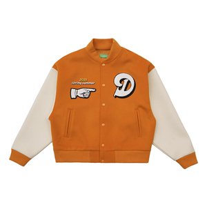 Fabricants de vestes Letterman OEM Vente en gros Veste universitaire brodée avec appliques en chenille Veste d'hiver vintage personnalisée Veste de baseball - Product Image 1