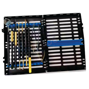 Juego de Instrumentos dentales micro periodontales, fuente de alimentación Manual recubierta de negro, hecha en acero limpieza bucal, dientes de relleno - Product Image 4