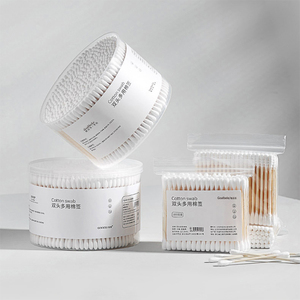 Hisopos de Algodón de Belleza con Palitos de Madera y Bambú para Limpieza de Oídos, Nariz y Electrónicos de Bebés - 1000 Unidades, Espiral y Puntiagudos - Product Image 5