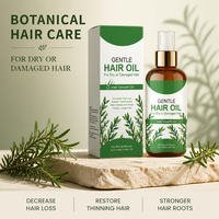 Huile Capillaire Bio de Romarin en Spray pour la Croissance des Cheveux, 100% Pure et Naturelle, Soin du Cuir Chevelu, Traitement Capillaire, Marque Blanche