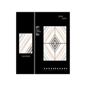 กระเบื้องเซรามิคปูพื้นทรงสี่เหลี่ยมผืนผ้าขนาด60X60ซม. สีต่างกันใหม่กระเบื้องปูพื้นน้ำตาลแบบทันสมัย - Product Image 2