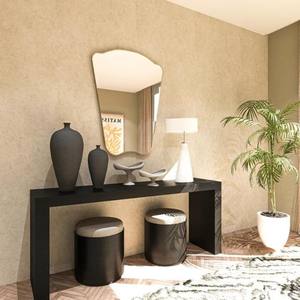 Miroir d'intérieur irrégulier de style italien Miroir de salle de bain design asymétrique Miroir italien de forme esthétique - Product Image 2