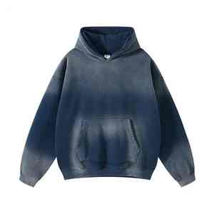 เสื้อฮู้ดดี้ผ้าฟลีซฟอกสีแบบซันเฟด 6 สี รุ่นสั่งทำพิเศษ ปี 2026 ปักโลโก้คุณภาพด้วยผ้าปะ สำหรับฤดูหนาว ผ้าฝ้าย 100% - Product Image 5