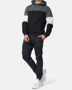 Nuevo Diseño, Sudadera con Capucha para Hombre de la Mejor Calidad, Estilo Panel de Color, Manga Larga, con Capucha, Tejido Suave y Cómodo para Exteriores - Product Image 5