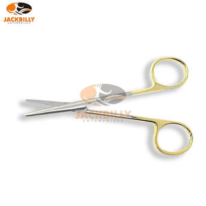 กรรไกรตัดเหล็กสแตนเลส5.5นิ้วแหวนทองแบบหนายาวเครื่องมือทางการแพทย์ทำจากทังสเตนความแม่นยำสูง - Product Image 1