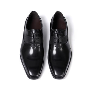 Chaussures en cuir de luxe pour hommes, chaussures de créateur haut de gamme en cuir de vache véritable, chaussures décontractées pour affaires, chaussures habillées à bout pointu - Product Image 1