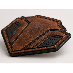 Écussons en cuir personnalisés, étiquettes avec logo sur mesure, badges décoratifs à coudre pour chapeaux, accessoires de loisirs créatifs et designs personnalisés - Product Image 2