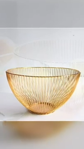 Panier de fruits en aluminium fait à la main, panier de rangement de qualité supérieure avec logo et couleur personnalisés et écologiques - Product Image 5