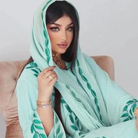 Robe Musulmane Femme Haute Qualité Niqab Abaya Respirante Tissu Nida Une Couche Vêtement Islamique Pudique Robe de Prière Femme