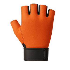 Gants de musculation en néoprène à demi-doigts, légers, respirants, avec dos en maille, paume rembourrée, pour la salle de sport, unisexe, paire - Product Image 2