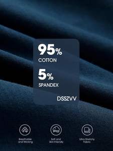 Boxers classiques pour hommes en coton mélangé, respirants, légers, doux au toucher, extensibles, confortables, taille élastique, vêtements intérieurs décontractés et respectueux de la peau - Product Image 6