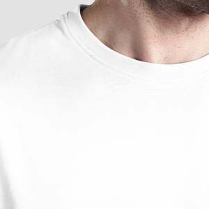 Sparta <b>Tee</b> <b>White</b> 100% Cotton Jersey Screen Print Silk Screen Printing Custom Label Street Style Performance Solid for Exercise - Product Image 5