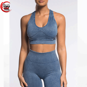 Para YISHENHON, ropa activa para mujer, conjunto de entrenamiento de gimnasio, patrón sólido, sujetador y pantalones cortos con cuello Halter, cintura elástica, transpirable, decoración de cinturón Yog - Product Image 1