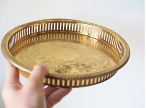 Plateaux décoratifs en laiton de qualité supérieure pour la décoration d'hôtels, de restaurants et de maisons - Product Image 6