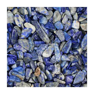 Fornecedor indiano vendendo Feng Shui Estilo Ágata Tipo Chips De Cristal Polido Lapis Lazuli Tombado Chips De Cristal para Venda