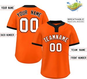 Maillot de baseball/softball personnalisé sublimé à 2 boutons, respirant, uniforme sportif pour équipes sportives - Product Image 2