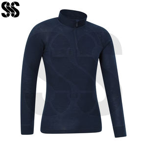 Sous-vêtements d'équitation thermiques d'hiver pour hommes, sous-vêtements d'équitation, haut de compression à manches longues, polyester/spandex, séchage rapide - Product Image 6