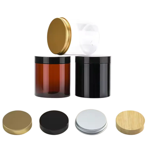 กระปุกใส่เครื่องสำอางสีขาวขนาด500มล. พร้อมฝาพลาสติกขนาดโลโก้ตามสั่งสำหรับผลิตภัณฑ์เครื่องสำอางครีมขัดผมบัตเตอร์ขัดผิว - Product Image 4