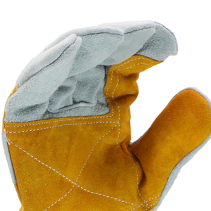 Guantes DE TRABAJO protectores para las manos Guantes DE TRABAJO transpirables resistentes al calor duraderos Guantes DE SEGURIDAD DE CUERO dividido de alta calidad - Product Image 6