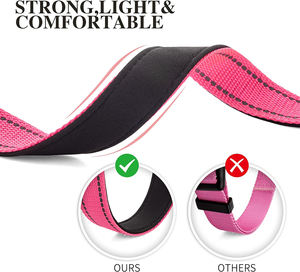 ปลอกคอสุนัขไนลอนหลากสีดีไซน์สดใสปรับได้พอดีวัสดุทนทานน้ำหนักเบาใส่สบายเหมาะสำหรับสุนัขที่ใช้งาน - Product Image 4