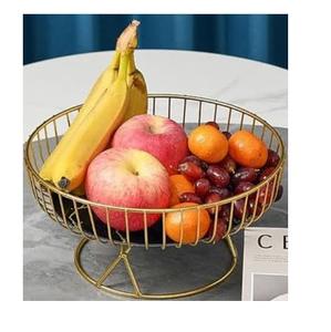 Cestas Metálicas de Almacenamiento de Frutas y Verduras de Hierro de Color Azul de Diseño Recién Llegado, Cesta de Frutas de Estilo Moderno, Decoración Hecha a Mano - Product Image 5