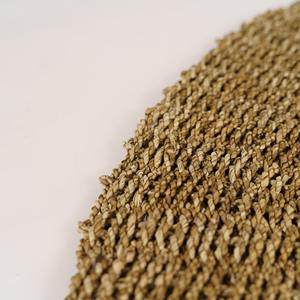 พรมฟางทรงกลมแบบยั่งยืนสำหรับตกแต่งห้องนั่งเล่นพรมหญ้าทะเลวงกลมราคาดีที่สุด - Product Image 4