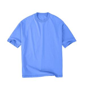 Logo personnalisé T-shirts pour hommes oversize 100% coton épais Épaule tombante T-shirt à manches courtes durable à bas prix des vêtements - Product Image 1