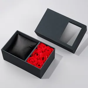 YAZOLE D H-03 High quality open window watch gift boxes Fashion Luxury roses perfume packaging cases with pillow insert