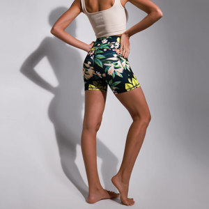 Pantalones cortos deportivos de Yoga para mujer, pantalones cortos de cintura alta con cordón para glúteos de melocotón, pantalones cortos deportivos de secado rápido para correr al aire libre - Product Image 5