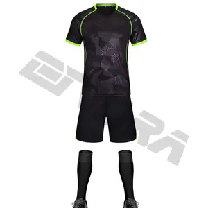 Benutzer definiertes Logo Günstige Quick Dry Blank Fußball training Team Trikots Männer Fußball tragen Sublimierte Uniform Anzüge