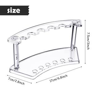 6-слот пластиковый органайзер для стола, подставка для карандашей, подставка для школьных ручек и подставка для кистей для макияжа - Product Image 2